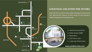 yonathan chen konsultan properti jual rumah griya hati hijau dengan lokasi strategis di masa depan
