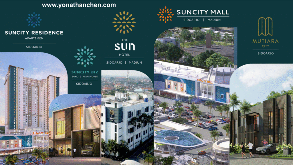 yonathan chen konsultan properti menjual rumah Mutiara City Sidoarjo yang sudah di percaya dari sun city group
