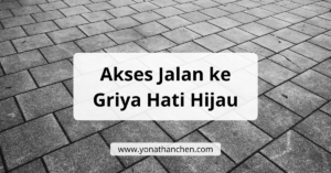 Akses Jalan ke Griya Hati Hijau - yonathan chen konsultan properti sidoarj sekitar