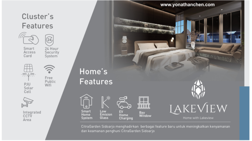 3. yonathan chen konsultan properti sidoarjo jual rumah Citra Garden Cluster Lakeview Tipe Dauphine Sidoarjo