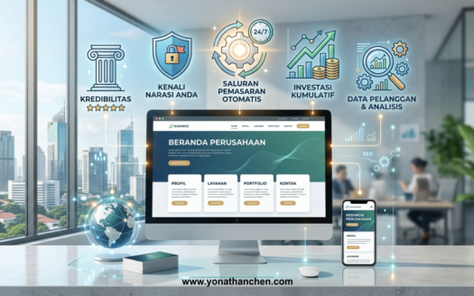 5 Keuntungan Memiliki Website Perusahaan sebagai Aset Digital Jangka Panjang - yonathan chen konsultan bisnis dan properti surabaya