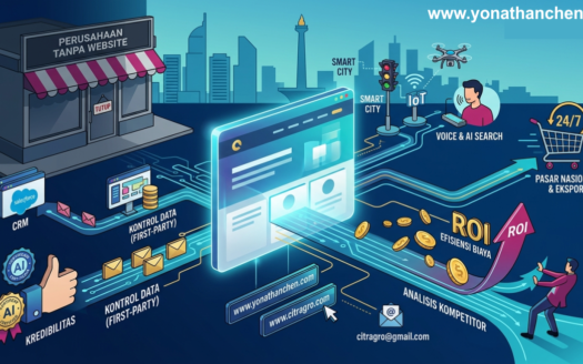 7 Alasan Mengapa Perusahaan Tanpa Website Akan Sulit Bersaing di Tahun 2026 - yonathan chen konsultan bisnis & properti