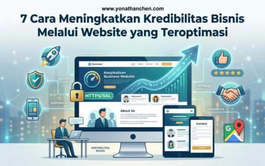 7 Cara Meningkatkan Kredibilitas Bisnis Melalui Website yang Teroptimasi - yonathan chen konsultan bisnis dan properti surabaya