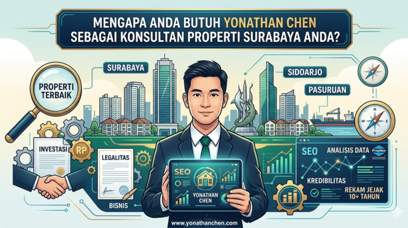 Mengapa Anda Butuh Yonathan Chen Sebagai Konsultan Properti Surabaya Anda