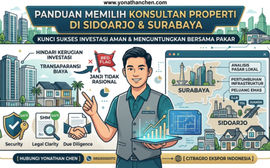 Panduan Memilih Konsultan Properti di Sidoarjo & Surabaya - Tips Menghindari Kerugian Investasi - yonathan chen konsultan properti